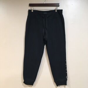 Calvin Klein Performance‎ Logo Graphic Jogger Sweatpants Womens L Black Lounge